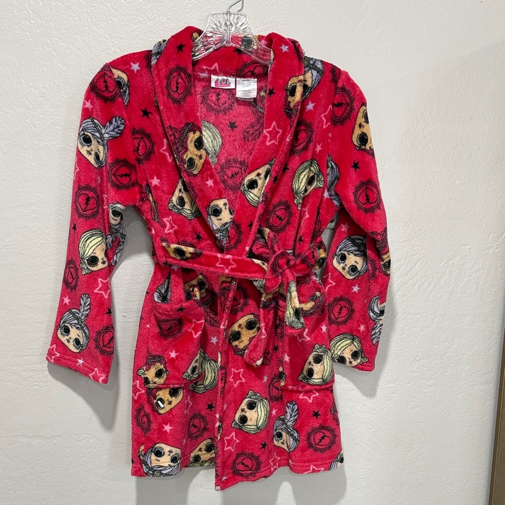L.O.L. Surprise! Girls Plush Red Character Robe